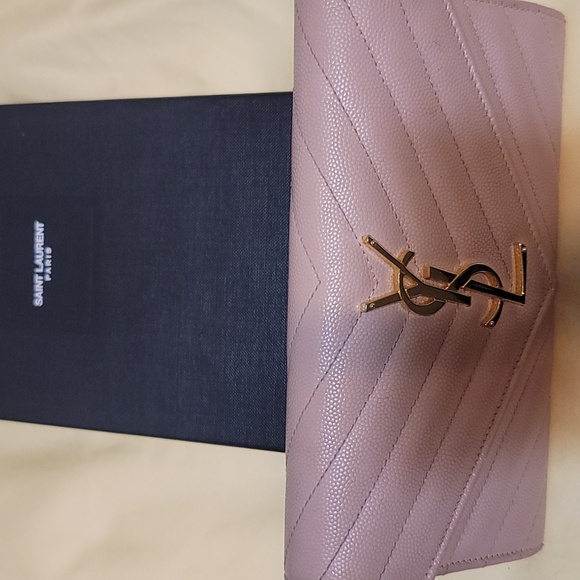 Authentic YSL  Wallet with authenticity card dustbag  and box EUC - Picture 4 of 4